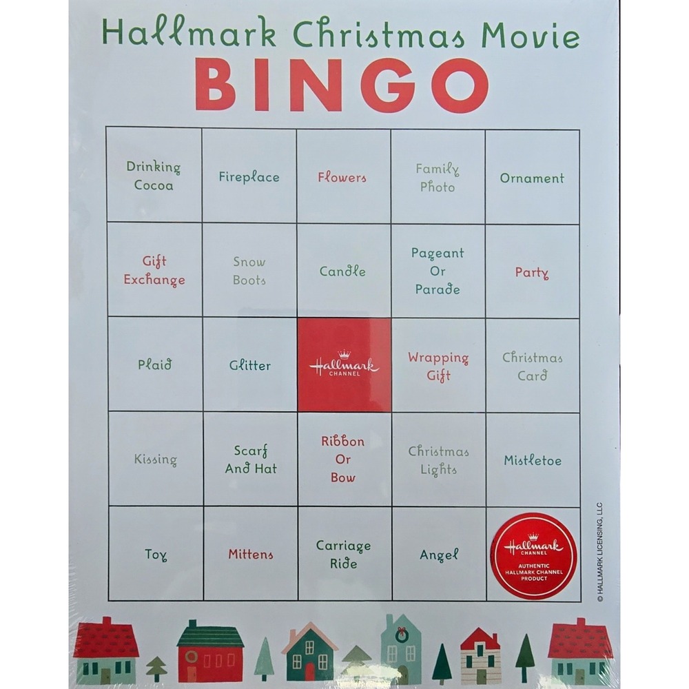 Hallmark Christmas Movie Bing‎ - Tear off bingo cards